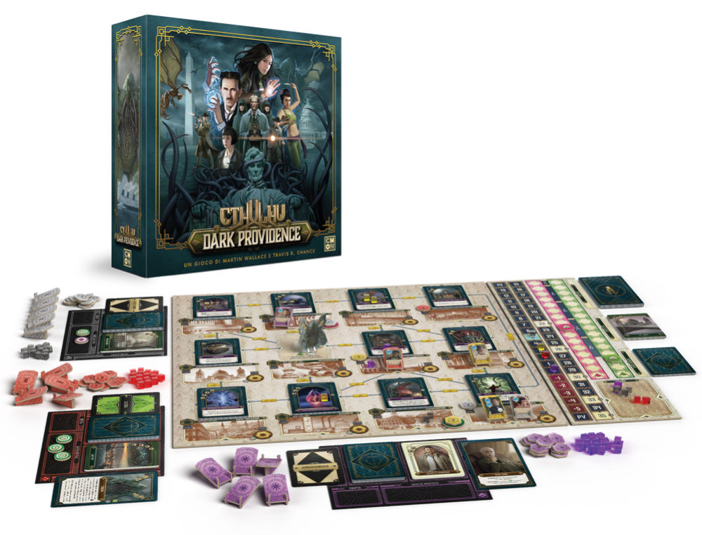 Le uscite Asmodee: oche, automobili da corsa e mostri coi tentacoli